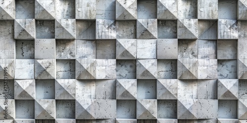 Background Texture Pattern in the Style of Architectural Concrete - Concrete textures with architectural designs, blending structure with art created with Generative AI Technology © Sentoriak