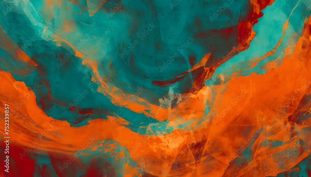 Abstract minimal liquid marble background DIY abstract flowing texture experimental art, Generative AI.