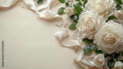 Styled stock photo. Feminine desktop mockup with buttercup flowers, Ranunculus, empty space and shabby white background. Top view.