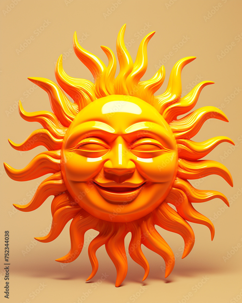 sun, 3d сreated with Generative Ai sun, 3d сreated with Generative Ai