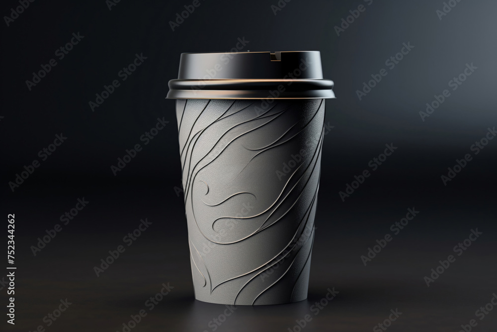 mock-up paper cups, perfect for coffee to go or takeout mugs. These vector illustrations are isolated and versatile, suitable for use in Black backgrounds. mock-up paper cups, perfect for coffee to go or takeout mugs. These vector illustrations are isolated and versatile, suitable for use in Black backgrounds.