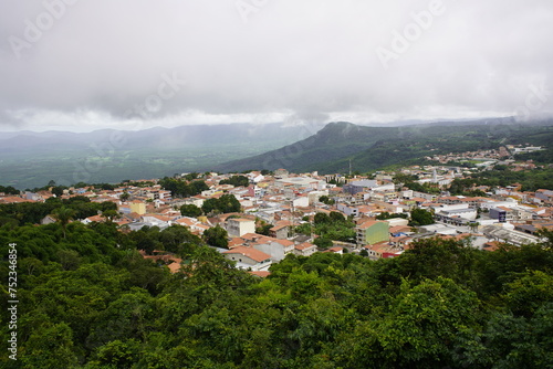 Panoramic city view Viçosa do Ceará é um município do estado brasileiro do Ceará, localizada na microrregião da Ibiapaba, Mesorregião do Noroeste Cearense. Ceara state of Brazil. © guentermanaus