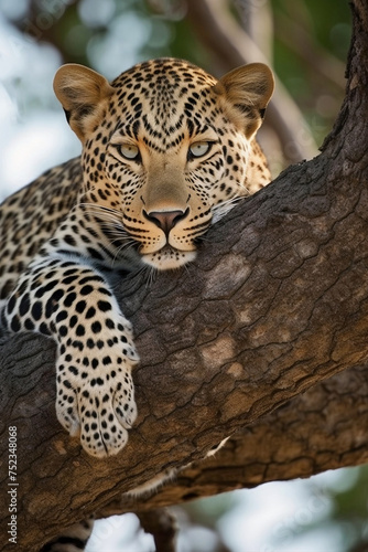 close up of a leopard © Farri