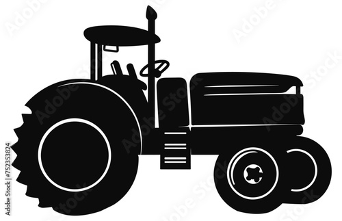 Steampunk Tractor Silhouette, Tractors Vector Silhouette,Tractor Silhouettes Modern and Antique,
