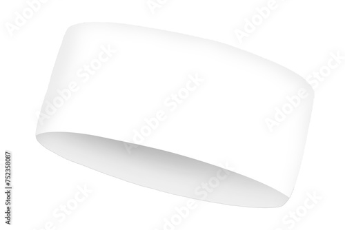Obraz na płótnie white armband on transparent background, mockup w salonie