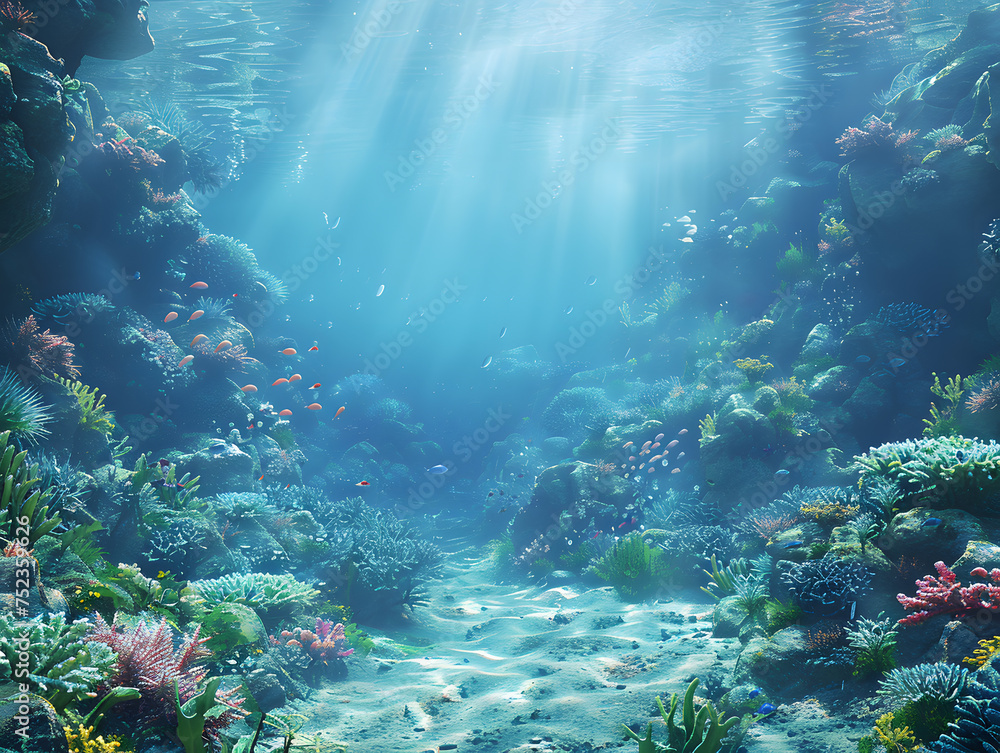 Oceanic Visions: Captivating Underwater Scenes & Tropical Paradises