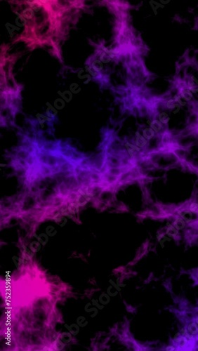 Wallpaper Mural Vertical video of pink and purple clouds on a black background rising randomly Torontodigital.ca