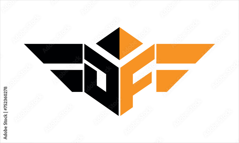 DF initial letter falcon icon gaming logo design vector template. batman logo, sports logo, monogram, polygon, war game, symbol, playing logo, abstract, fighting, typography, icon, minimal, wings logo DF initial letter falcon icon gaming logo design vector template. batman logo, sports logo, monogram, polygon, war game, symbol, playing logo, abstract, fighting, typography, icon, minimal, wings logo