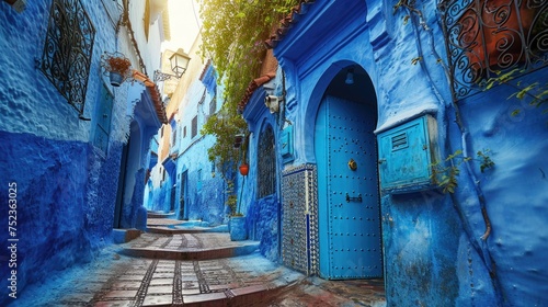 Traditional and typical moroccan architectural detail © thesweetsheep