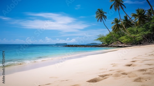 Palm-fringed Tropical Beach in Punta Cana, Dominican Republic - Canon RF 50mm f/1.2L USM Capture © Nazia