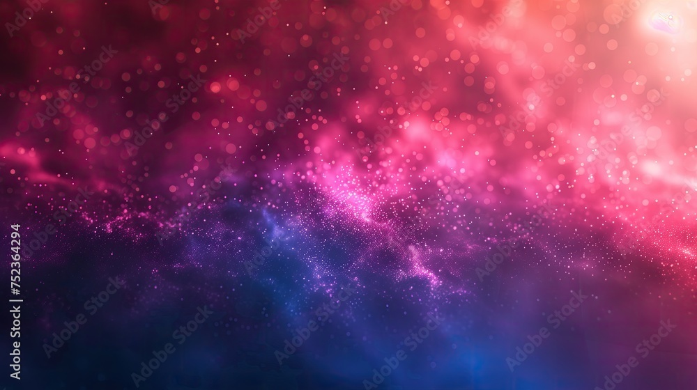 Abstract galaxy background with vibrant nebula and stars shining in deep space
