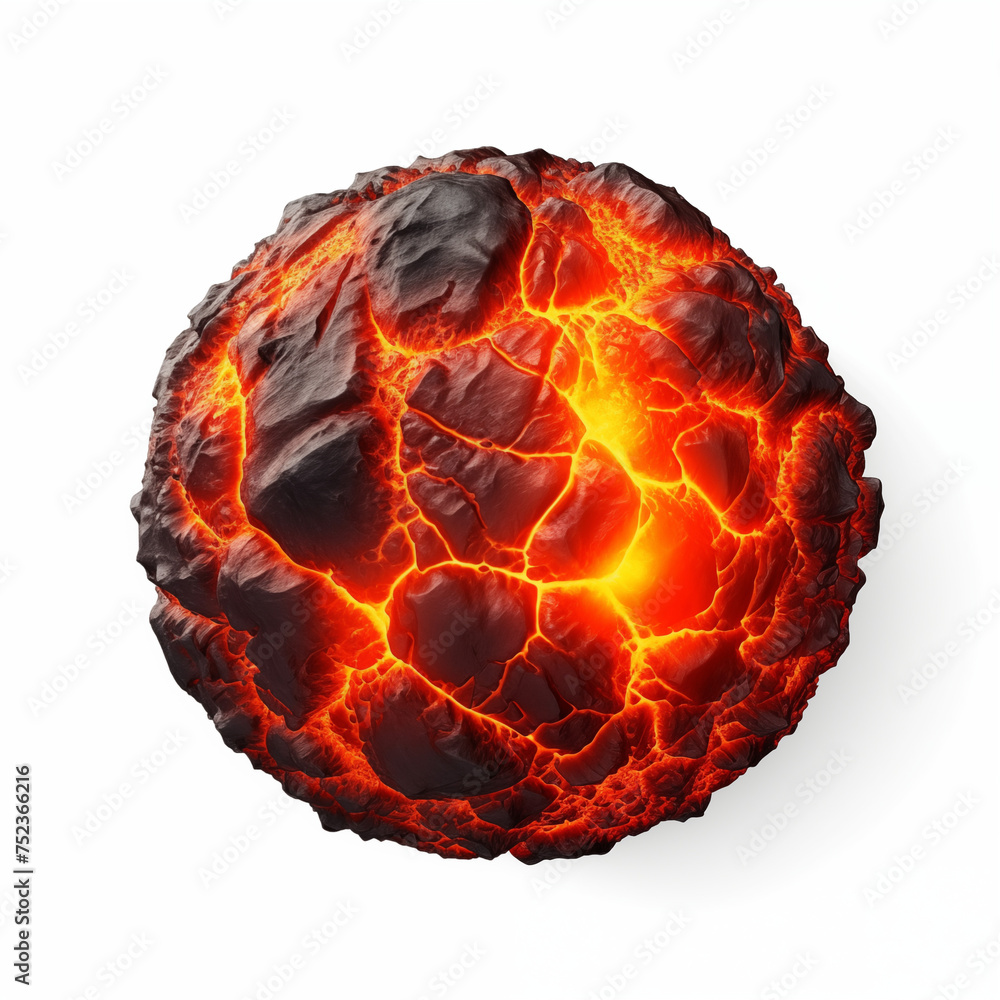 Vivid image of molten lava rock showcasing intense geothermal activity Vivid image of molten lava rock showcasing intense geothermal activity