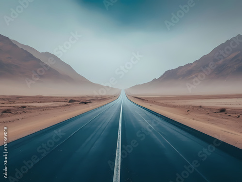 Road and Desert