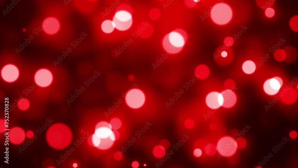 4K Bokeh Glitter Loopable Red Background 4K Bokeh Glitter Loopable Red Background