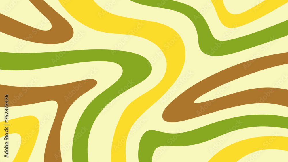 Green Yellow Background with waves seamless pattern. High Resolution wallpaper