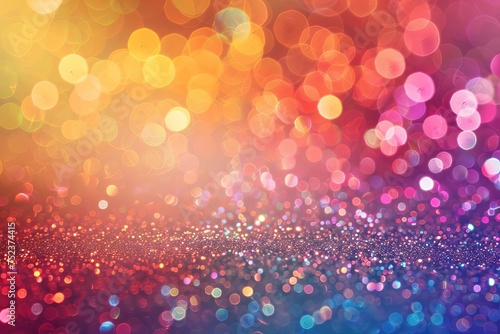 Colorful and glittering party background Perfect for celebrating special occasions Holidays And joyful moments