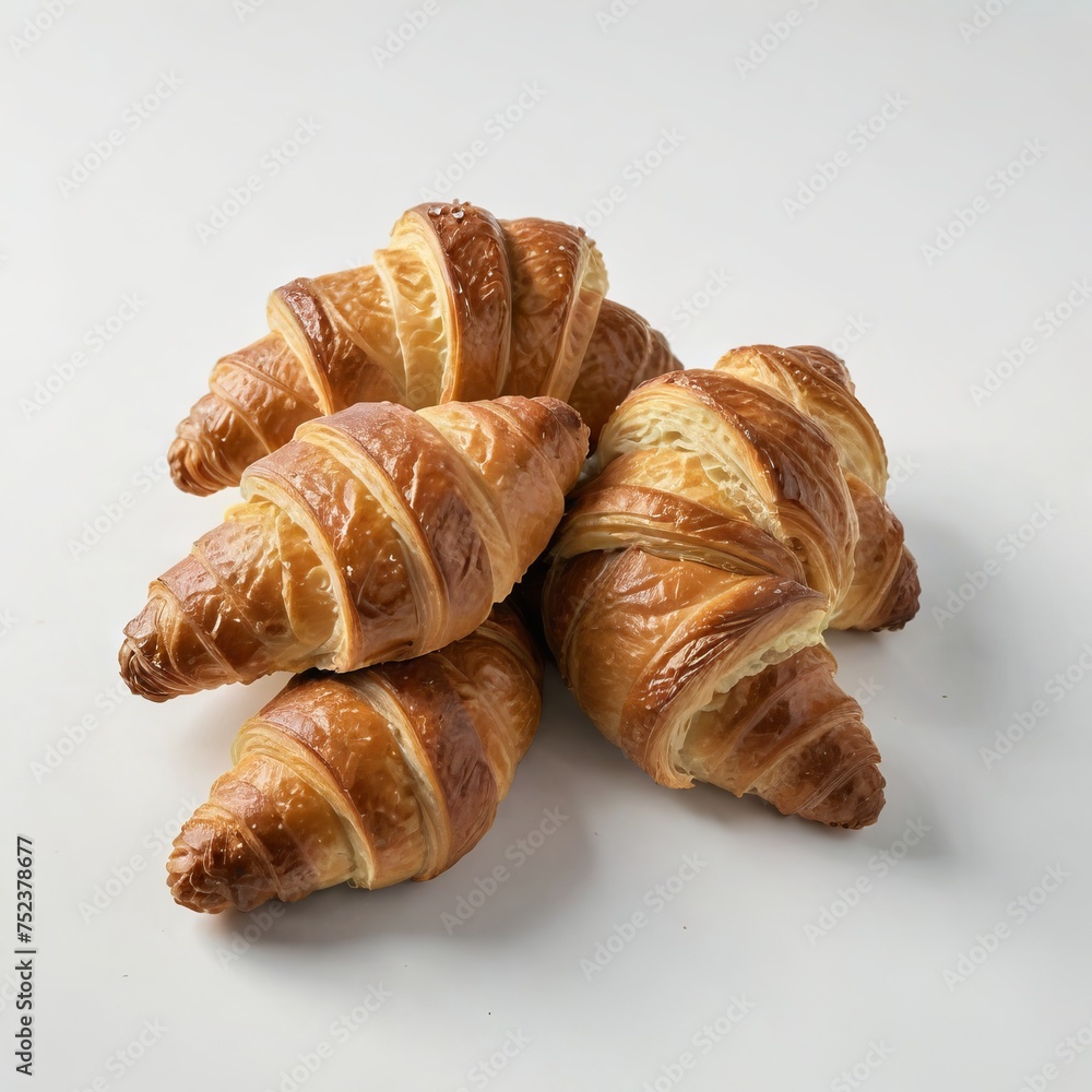 croissant on a white background