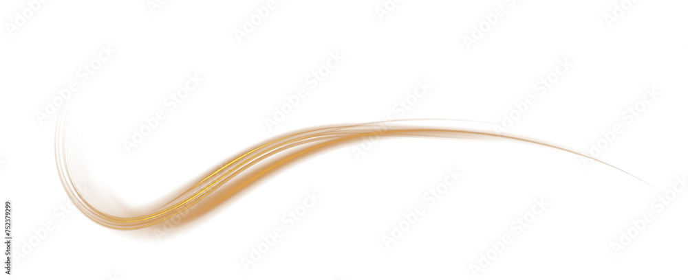 Golden glowing shiny lines effect. Luminous golden lines of speed. Light glowing effect. Light trail wave, fire path trace line and incandescence curve twirl. PNG. Golden glowing shiny lines effect. Luminous golden lines of speed. Light glowing effect. Light trail wave, fire path trace line and incandescence curve twirl. PNG.