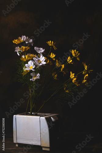 flowers in a box
