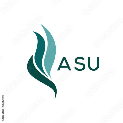 ASU logo design template vector. ASU Business abstract connection vector logo. ASU icon circle logotype. 