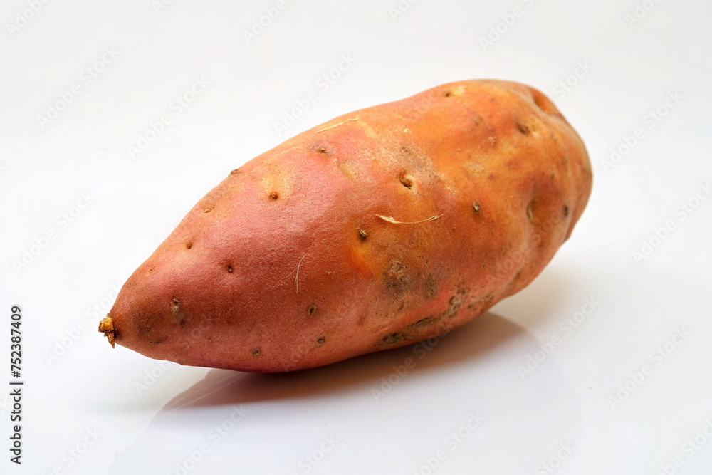 sweet potato isolated in white sweet potato isolated in white