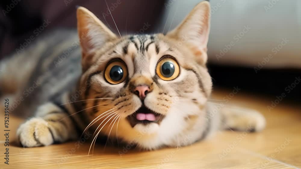 surprised cat make big eyes. American shorthair surprised cat or kitten funny face big eyes, cute, domestic, kitten, feline, Emotional surprised, kitty, wow surprised cat make big eyes. American shorthair surprised cat or kitten funny face big eyes, cute, domestic, kitten, feline, Emotional surprised, kitty, wow