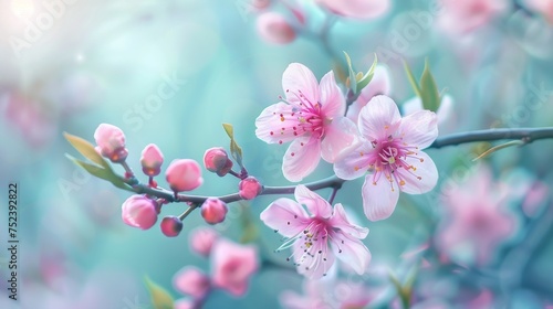 Willow breeze and peach bloom, serene spring theme, gentle wind caress, warm flower blossoms, tranquil garden beauty, peaceful spring mornings, soft floral whispers, serene nature freshness