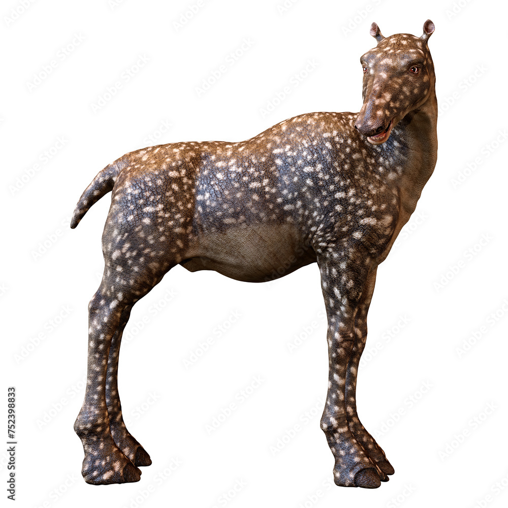 Obraz premium 3D Rendering Alien Animal on White