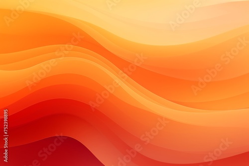 Light Orange to Dark Orange abstract fluid gradient design, curved wave in motion background for banner, wallpaper, poster, template, flier and cover © DigitalParadise