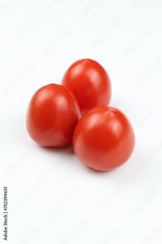 tomatoes on a white background tomatoes on a white background