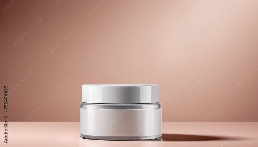 Contenitore di Crema Cosmetica, Sfondo per Presentazione Prodotto II Contenitore di Crema Cosmetica, Sfondo per Presentazione Prodotto II