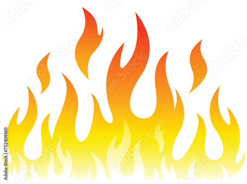  fire sparks isolated on white background