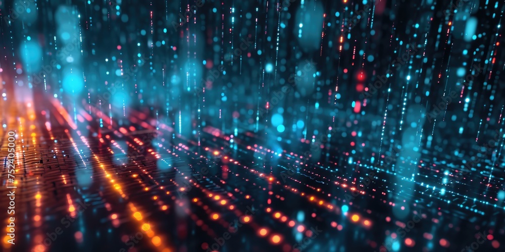 Fototapeta premium Represents encoding and decoding sensitive information