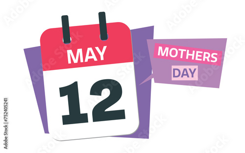 Mother's Day 2024 - May 12th calendar date photo