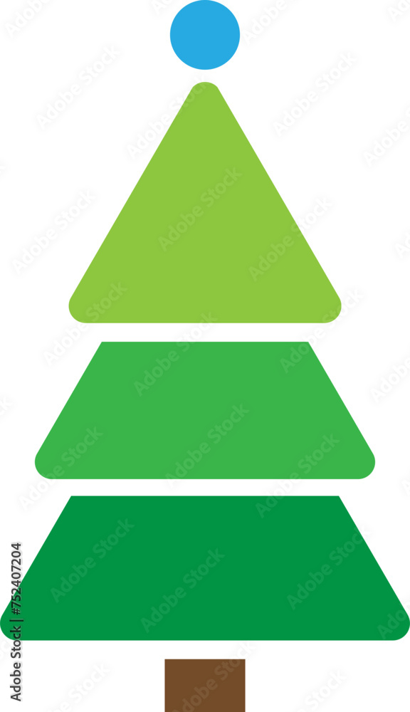 Fototapeta premium Christmas Tree Vector