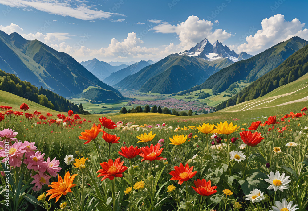 flower in mountain flower in mountain