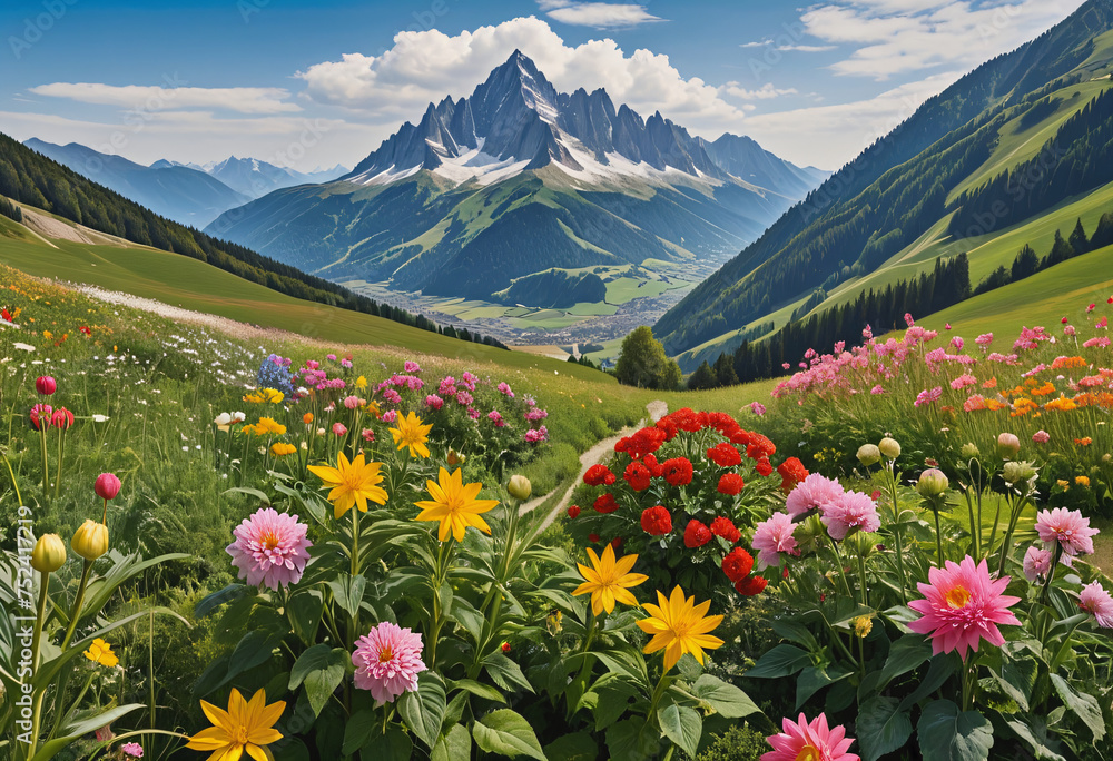 flower in mountain