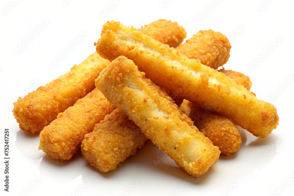 Isolated cheese sticks of cheese on white background Isolated cheese sticks of cheese on white background