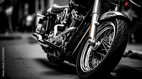 Close Up Motorcycle