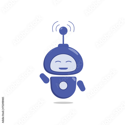 Chat bot. Robot virtual assistance. Support service bot. © Elena Khachatrian