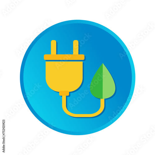 3D energy saving icon, reasonable energy consumption