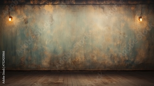 Dark beige faded elegance grunge shabby wall structure and canvas texture abstract background banner