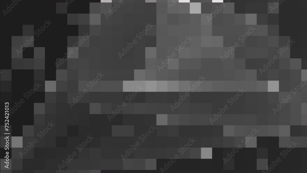 A pixelated pattern of white and black squares and rectangles arranged in a grid, displaying varying shades and sizes A pixelated pattern of white and black squares and rectangles arranged in a grid, displaying varying shades and sizes