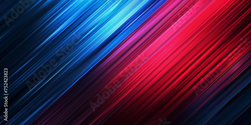 Colored glowing diagonal stripess abstract background. Bright background. Decorative horizontal banner. Digital artwork raster bitmap illustration. AI artwork.