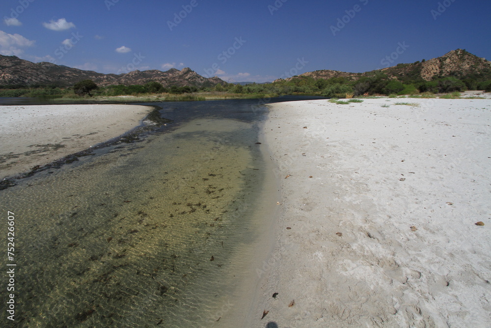 The beautiful beach of Berchida in Siniscola in Sardinia, Italy The beautiful beach of Berchida in Siniscola in Sardinia, Italy