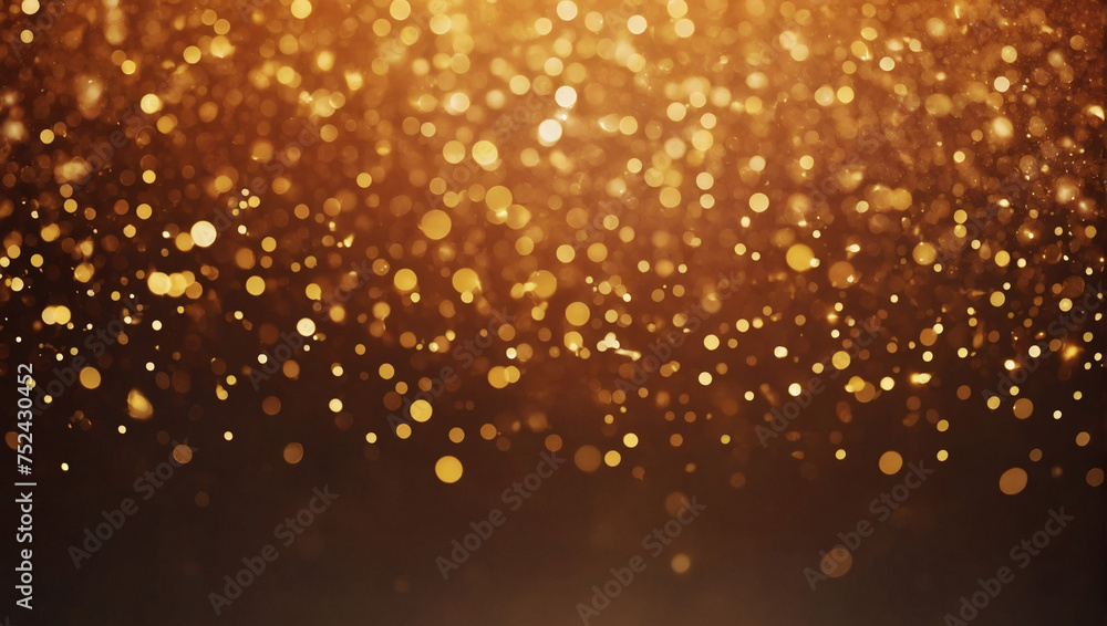 Abstract blur bokeh banner backdrop. Burnished gold bokeh on a defocused rustic orange background. Abstract blur bokeh banner backdrop. Burnished gold bokeh on a defocused rustic orange background.