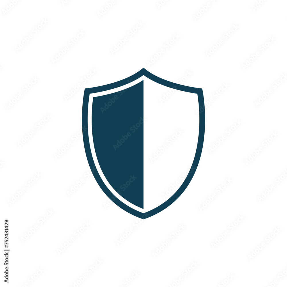 Shield logo design template vector style Shield logo design template vector style