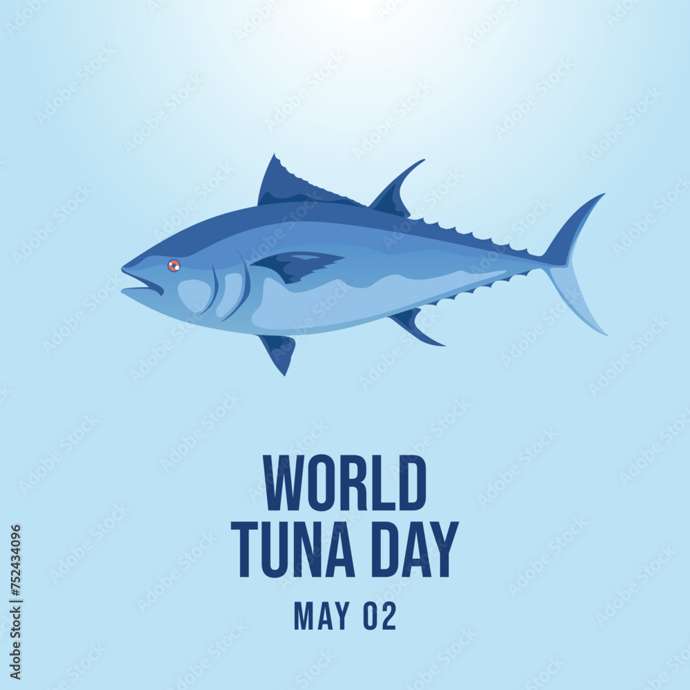 Obraz premium vector graphic of World Tuna Day ideal for World Tuna Day celebration.