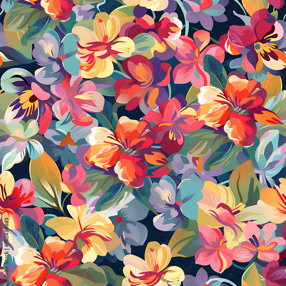seamless floral pattern seamless floral pattern