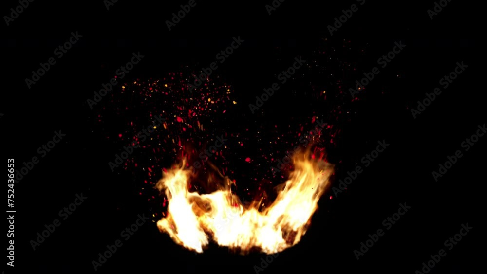 Fire With Embers flying out of it. Exagerated effect. Tall Fire, like a burning wood. yellowish tint, with embers flying out of it. These are rendered footages. High Resolution and 4K. Fire With Embers flying out of it. Exagerated effect. Tall Fire, like a burning wood. yellowish tint, with embers flying out of it. These are rendered footages. High Resolution and 4K.
